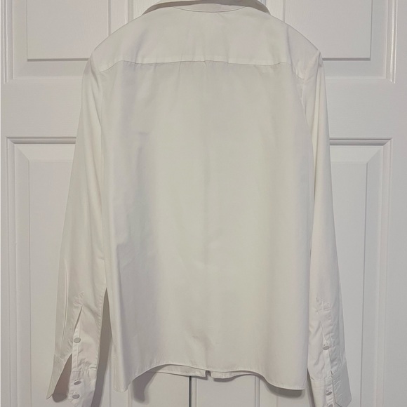 rag & bone White Zip-Up jacket/Blouse - Picture 3 of 3